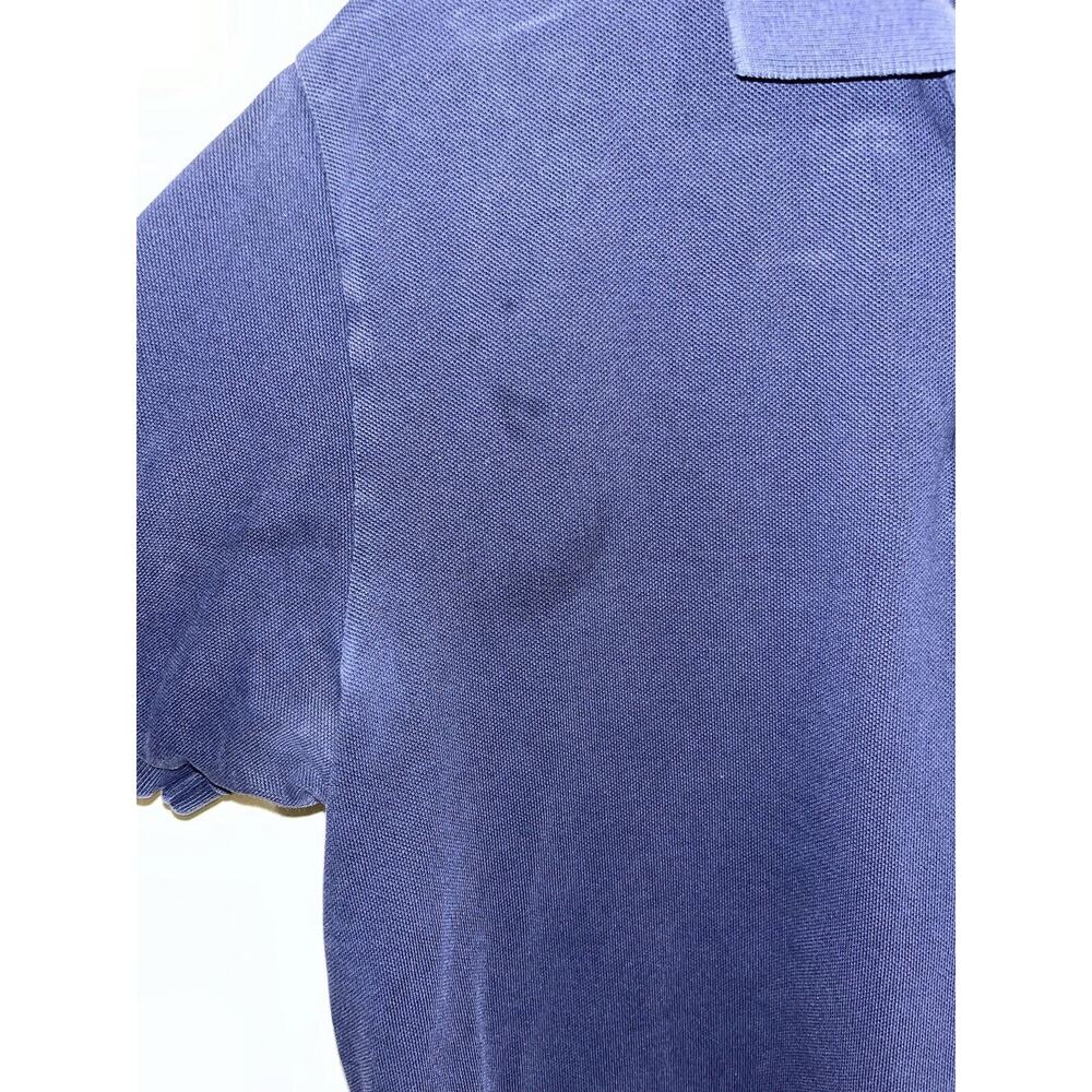 Polo Ralph Lauren Polo Shirt Size L Short Sleeve Navy Blue Cotton Golf Pony - Picture 5 of 8